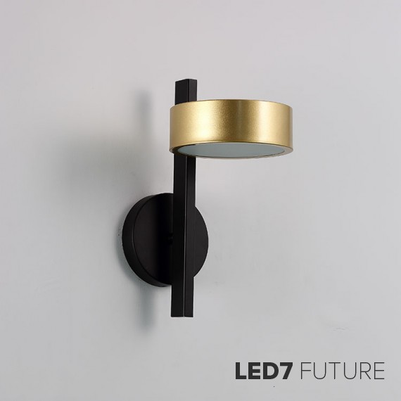Loft Industry Modern - Cross-Cross Brass Wall